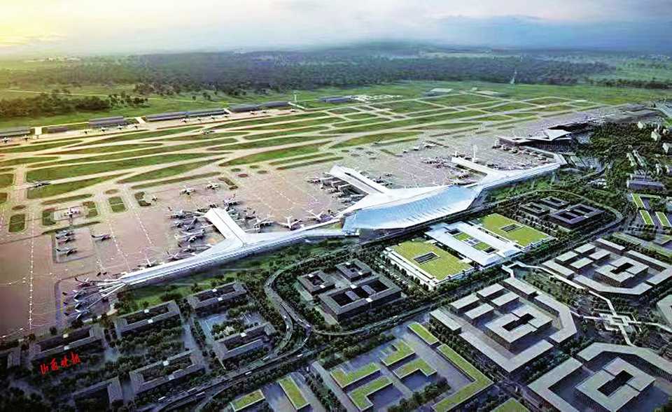 太原武宿国际机场三期改扩建工程开始大规模工程桩施工