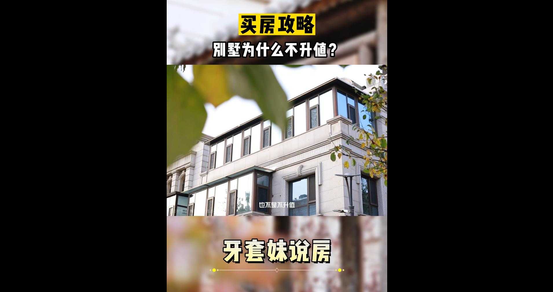 【牙套妹说房】 别墅为什么不升值？ 