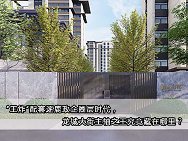 “王炸”配套逐鹿政企圈层时代，龙城大街主轴之王究竟藏在哪里？ 